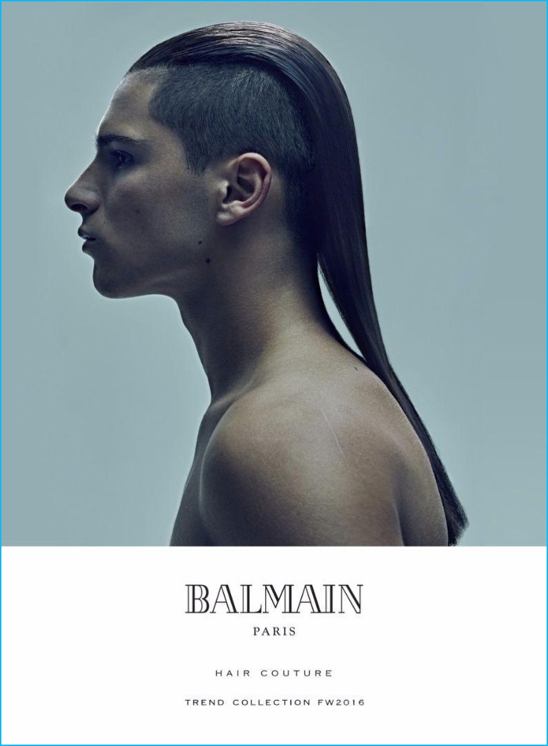 Balmain's Trendy Hair Styles for Fall – Men Under construction